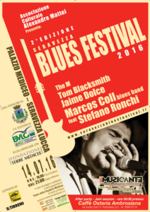 Conto alla rovescia per la seconda edizione del Seravezza Blues Festival: appuntamento il 14 Luglio