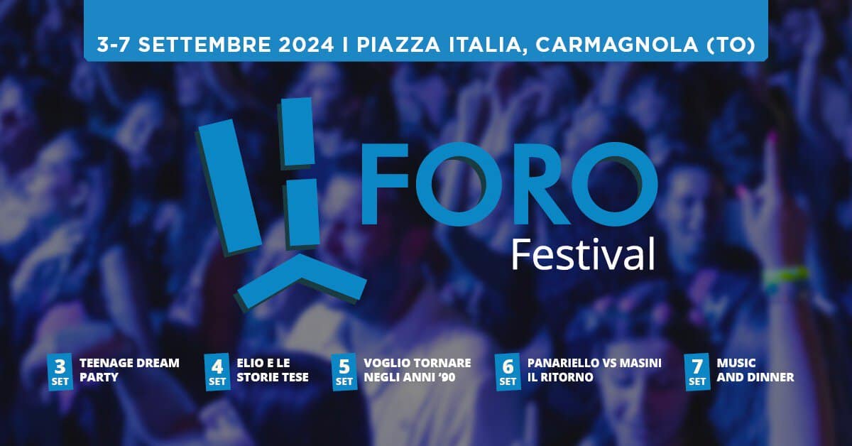 Il Foro Festival a Carmagnola la 6a edizione