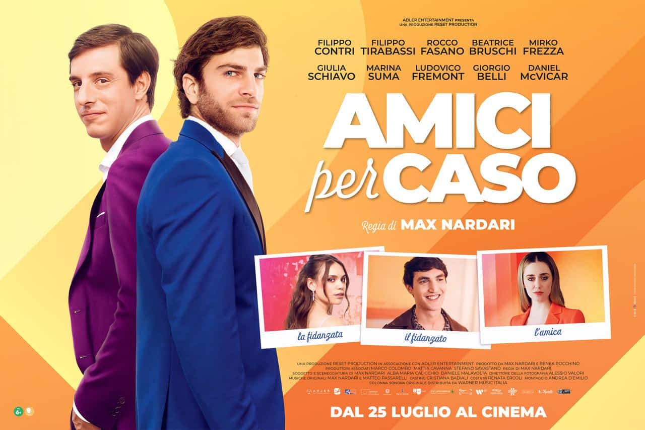 Max Nardari, “Amici per caso” Locandina