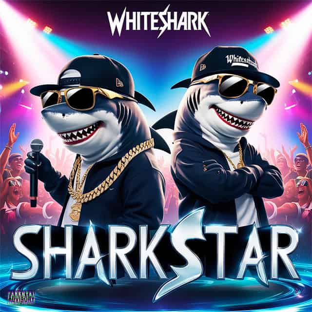 WhiteShark - Sharkstar - copertina